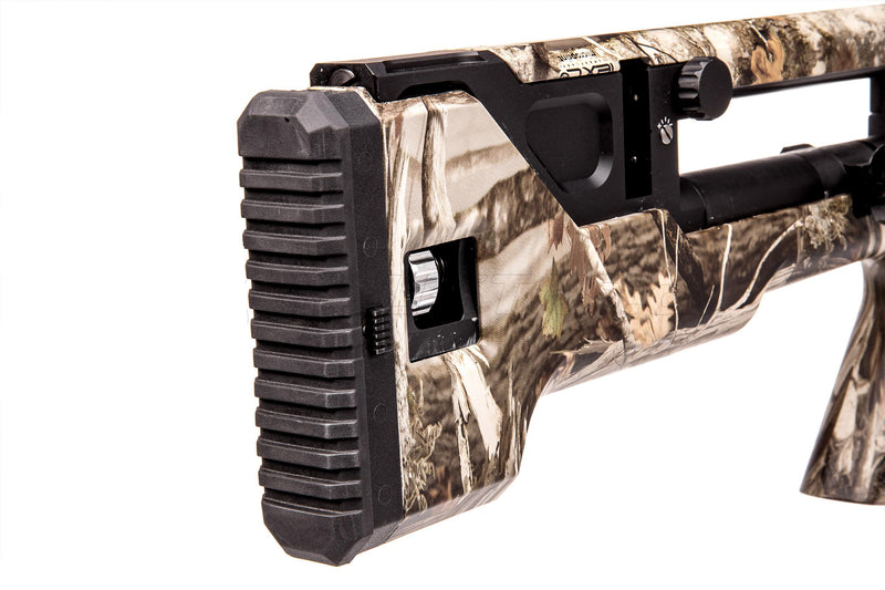 Reximex Throne PCP Camo Rifle Regulated with Case 5.5mm