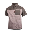 Wildebees WBB090 2 Tone Twill Kids Shirt Short Sleeve