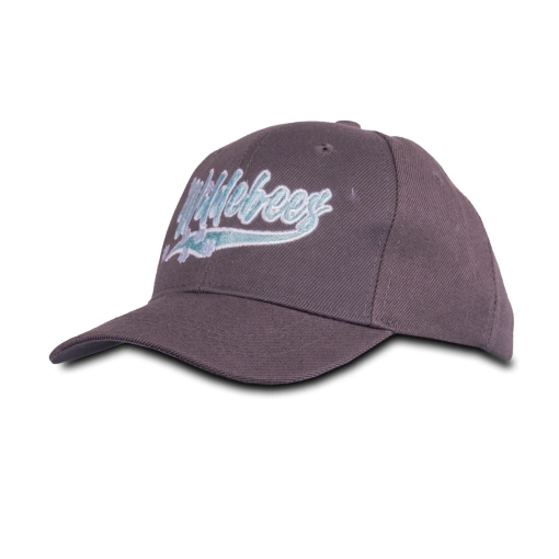 Wildebees WBG051 Charcoal Flower Swoosh Cap