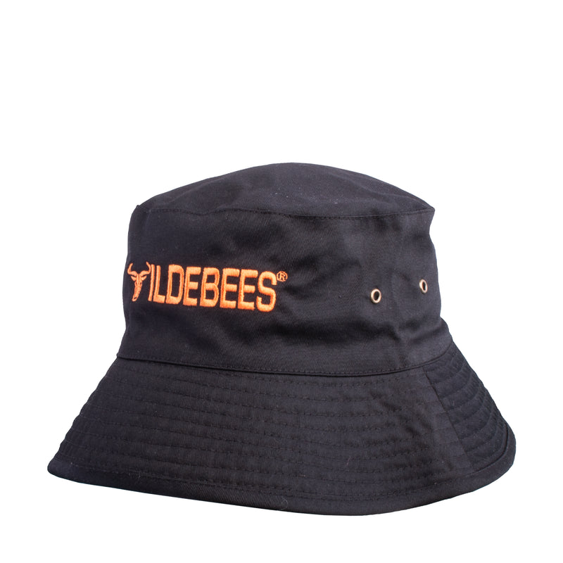 Wildebees Boys Loslit Bucket Black Hat