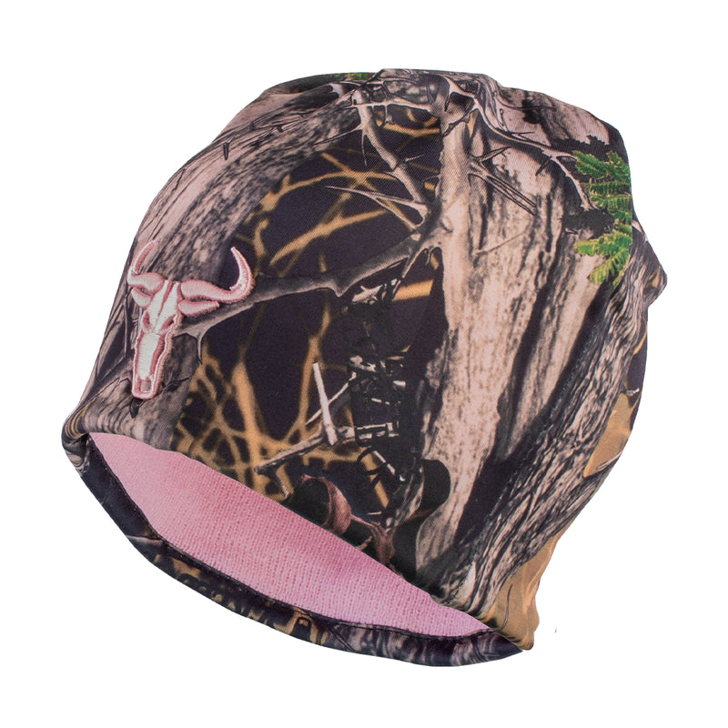 Wildebees Ladies Sekelbos Black Camo Interlock Beanie