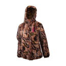 Wildebees Ladies Sekelbos Black Padded Bush Jacket Fawn