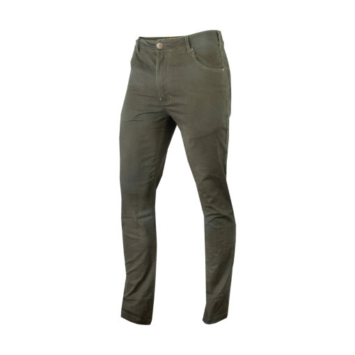 Wildebees Mens Stretch Performance 5 Pocket Pant Olive