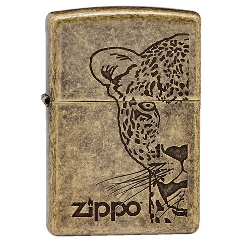 Zippo Big Five Leopard Head