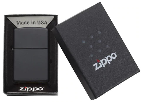 Zippo Black Matte Reg Lighter