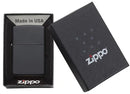 Zippo Black Matte Reg Lighter