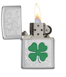 Zippo Clover High Polish Chrome