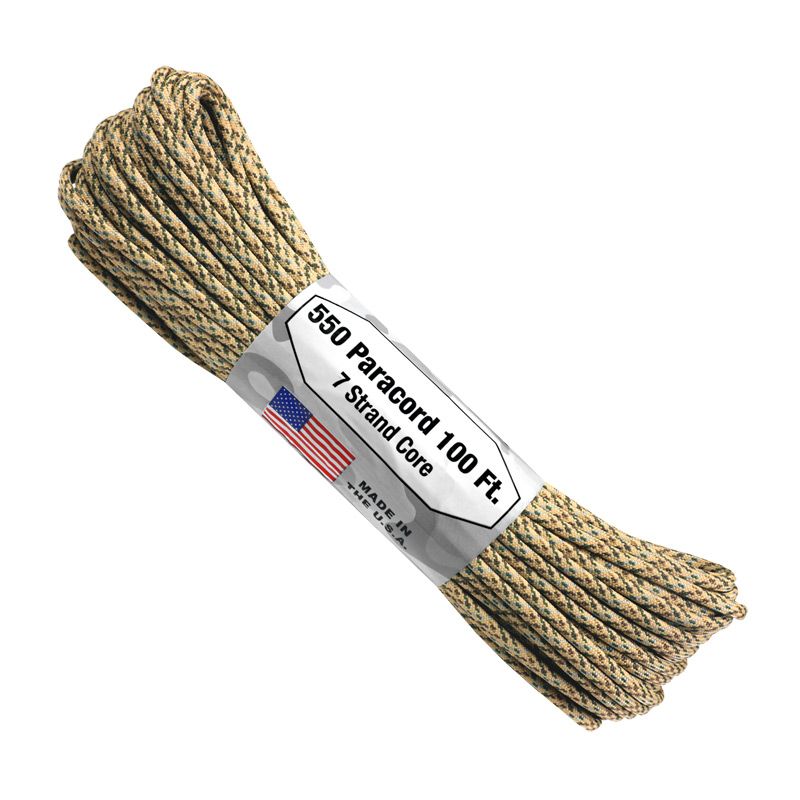 550 Paracord 100ft 7 Strand Core - Desert