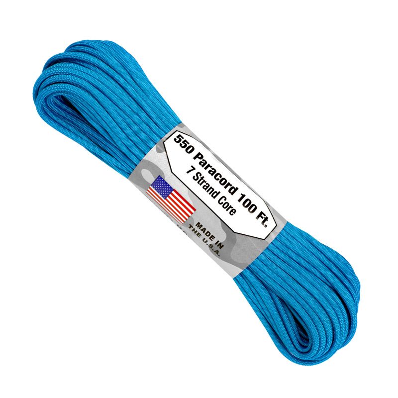 550 Paracord 100ft 7 Strand Core - Blue