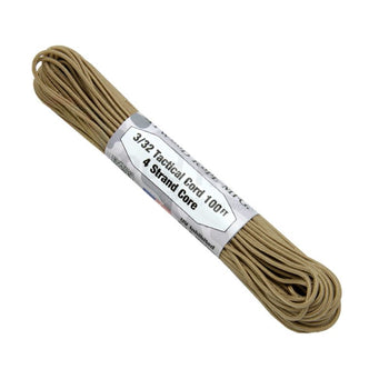 275 Tactical Paracord 100ft 4 Strand Core - Tan