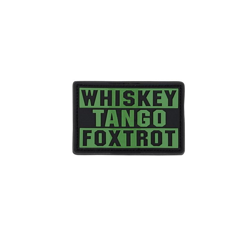 Condor Whiskey Tango FoxTrot PVC Patch - OD 2" x 3"
