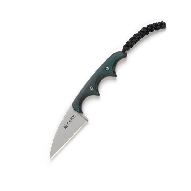 CRKT Minimalist Warncliffe Neck Knife with Fixed Blade