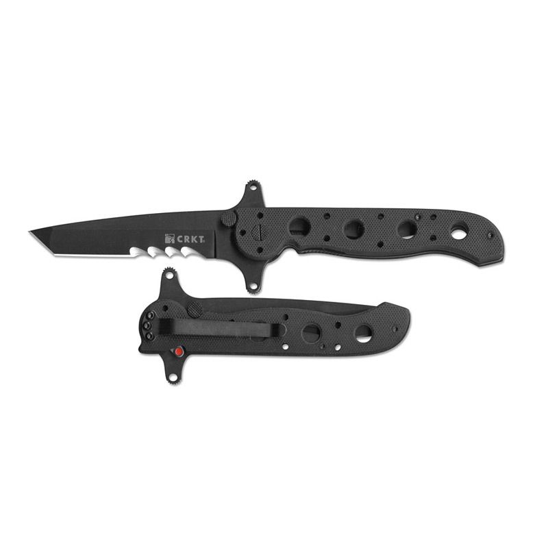 CRKT M16-13SFG Tanto Special Forces G10 with Veff Serrated Black Titanium Nitride Coated Blade