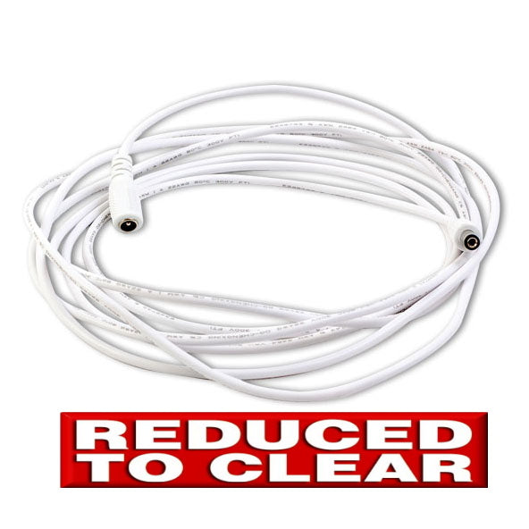 Lumeno DC Male/Female Extension 1m - Reduced to Clear