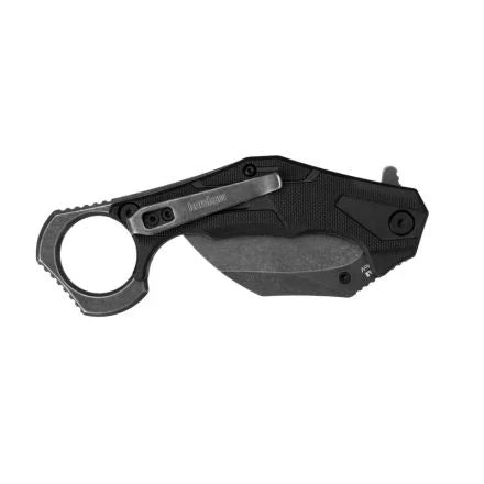 Kershaw Outlier Karambit Black GRN with Black-Oxide BlackWash Blade Coating