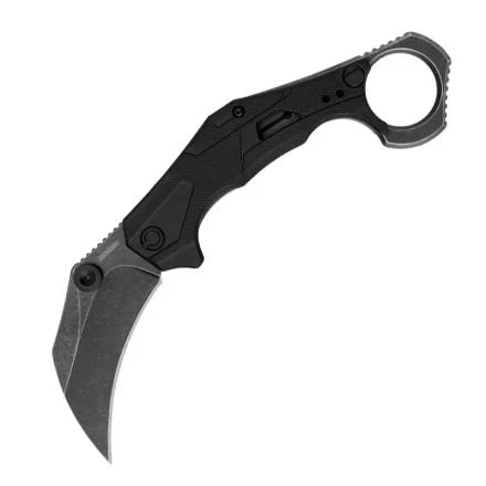 Kershaw Outlier Karambit Black GRN with Black-Oxide BlackWash Blade Coating