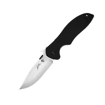 Kershaw Emerson CQC-6K D2 Black Handle with Stonewashed D2 Blade Finish