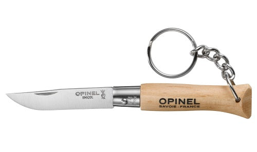 OPINEL NO 4 STAINLESS STEEL KEYCHAIN