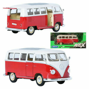 Welly Volkswagen Classical Bus Red-White 1962 1/24