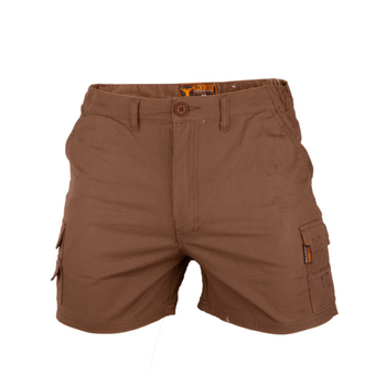 Wildebees Mens Casual Shorts Dark Camel