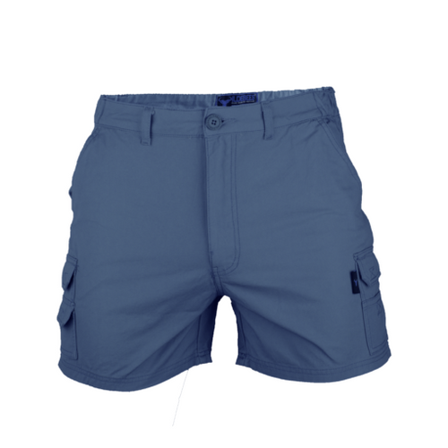 Wildebees Mens Casual Shorts Steel Blue
