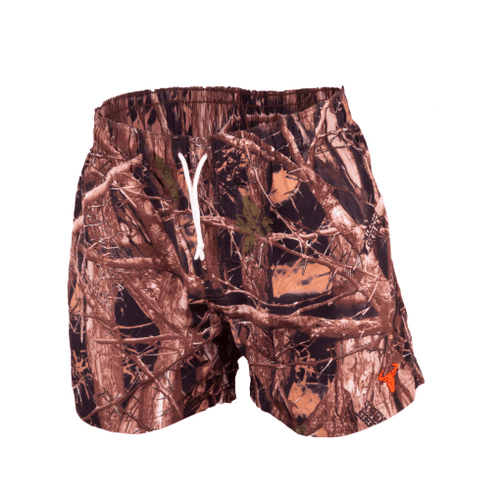 Wildebees Mens Sekelbos Black Camo Elasticated Swim Short