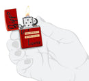 Zippo Red Box Top Design